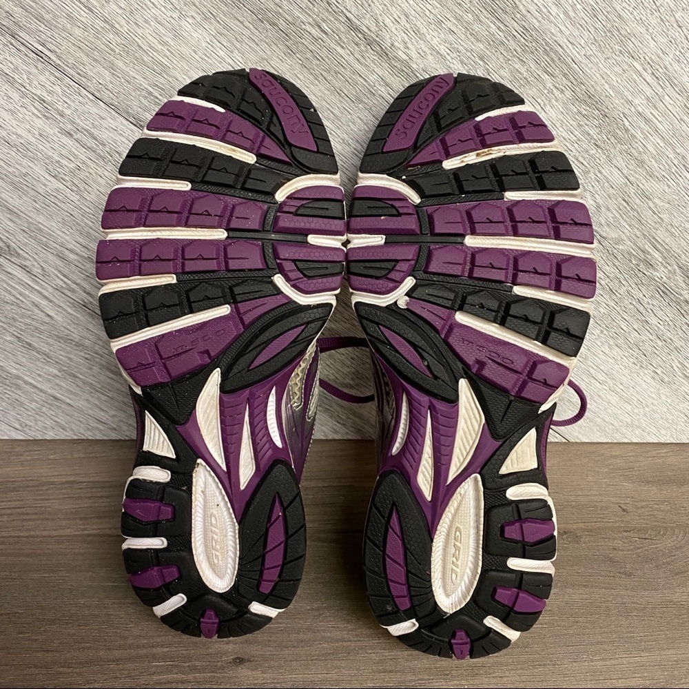 Saucony | Cohesion Purple & Silver Size 11 - Picture 6 of 8